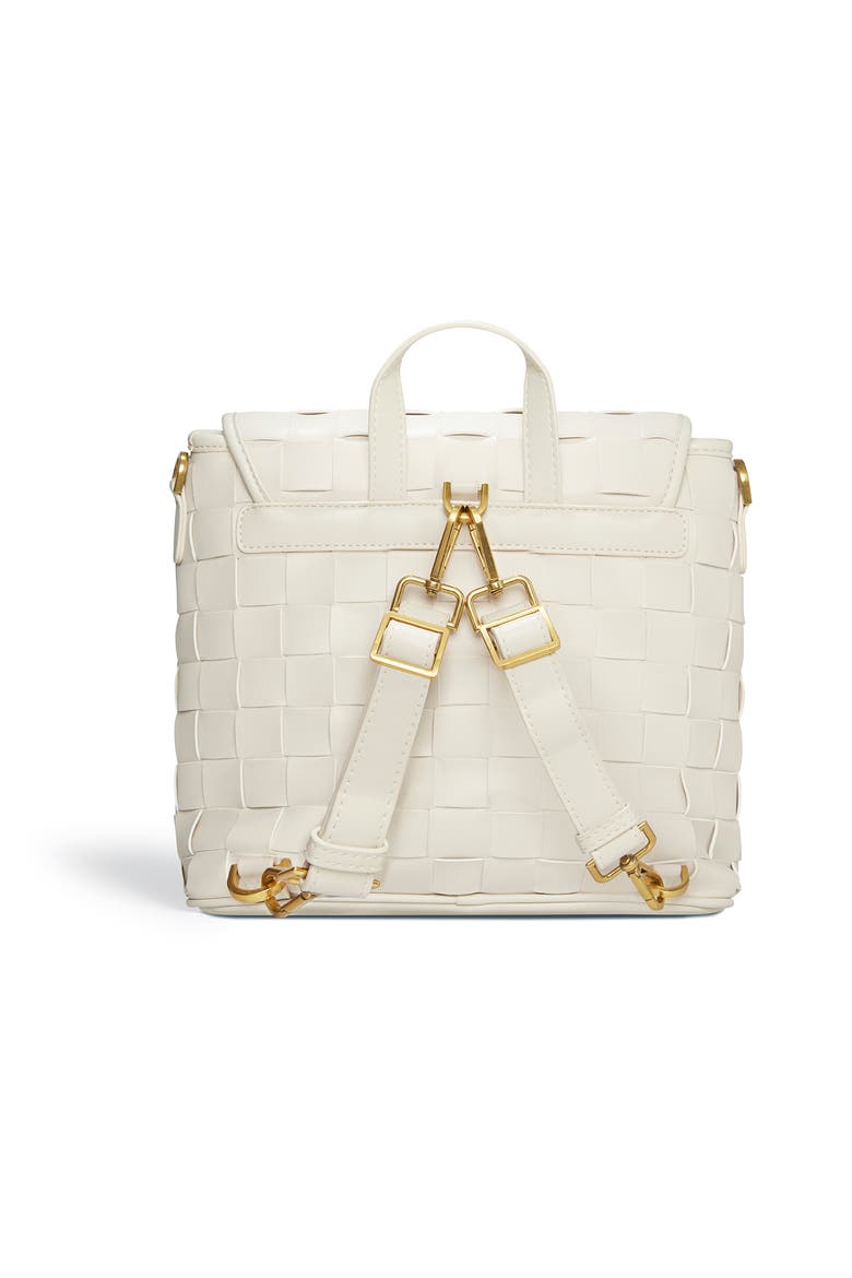 Rosie Mini Vegan Backpack, Alternate, color, White