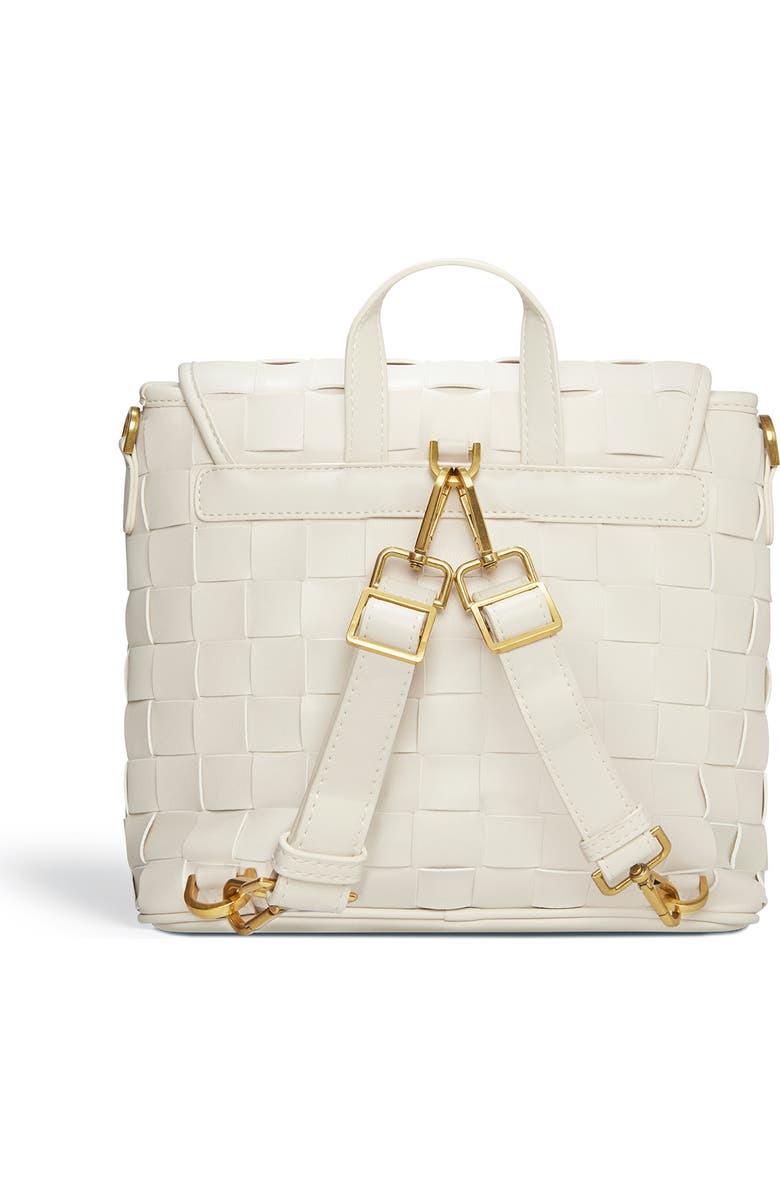 LaBante London Rosie Mini Vegan Backpack, Alternate, color, White