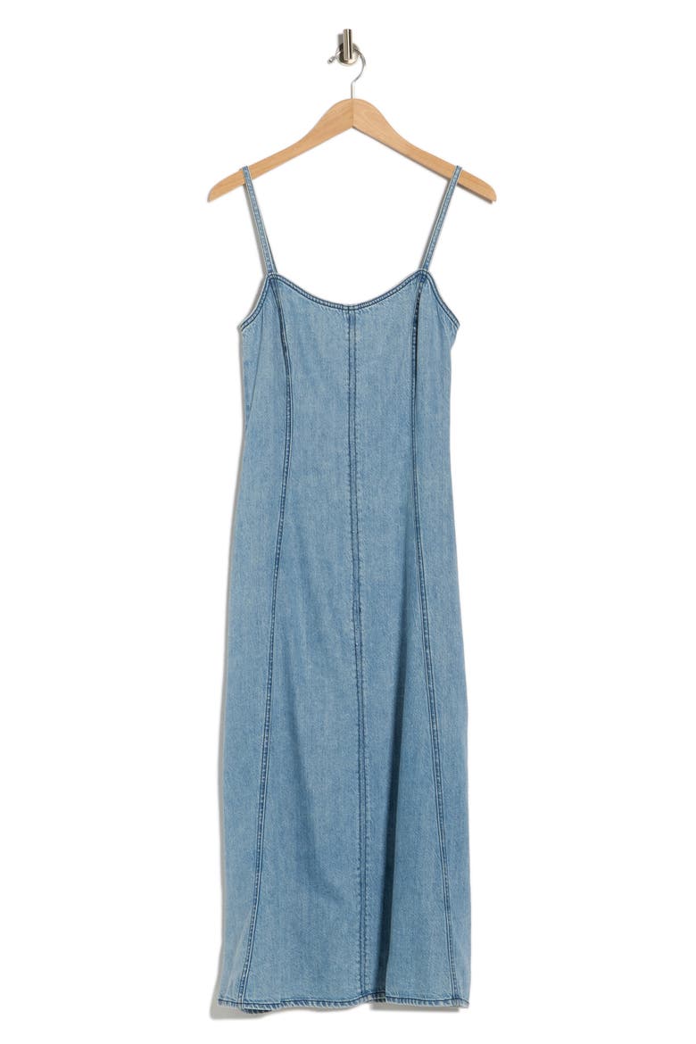 Martyna Denim Midi Dress, Alternate, color, SPENCER