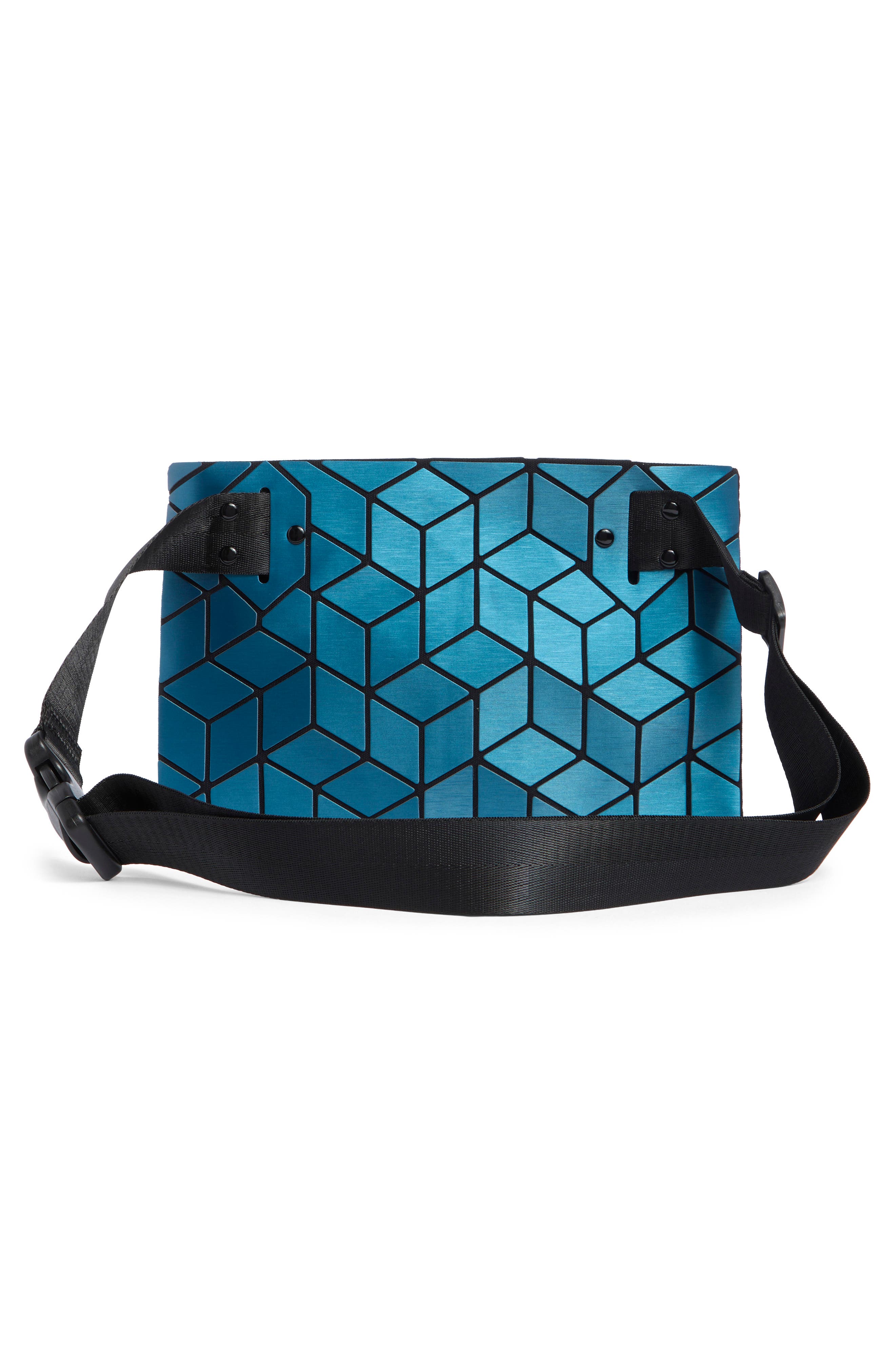 Slanted Square Convertible Belt Bag, Alternate, color, MATTE BLUE