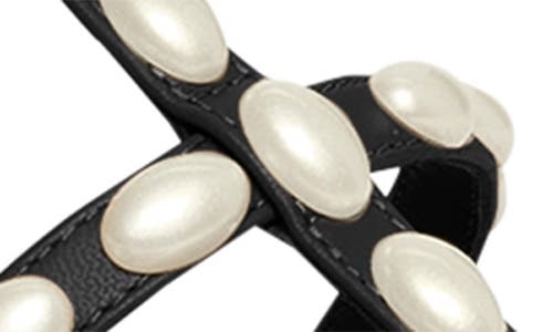 Shop Stuart Weitzman Pearlita Flat Sandal In Black