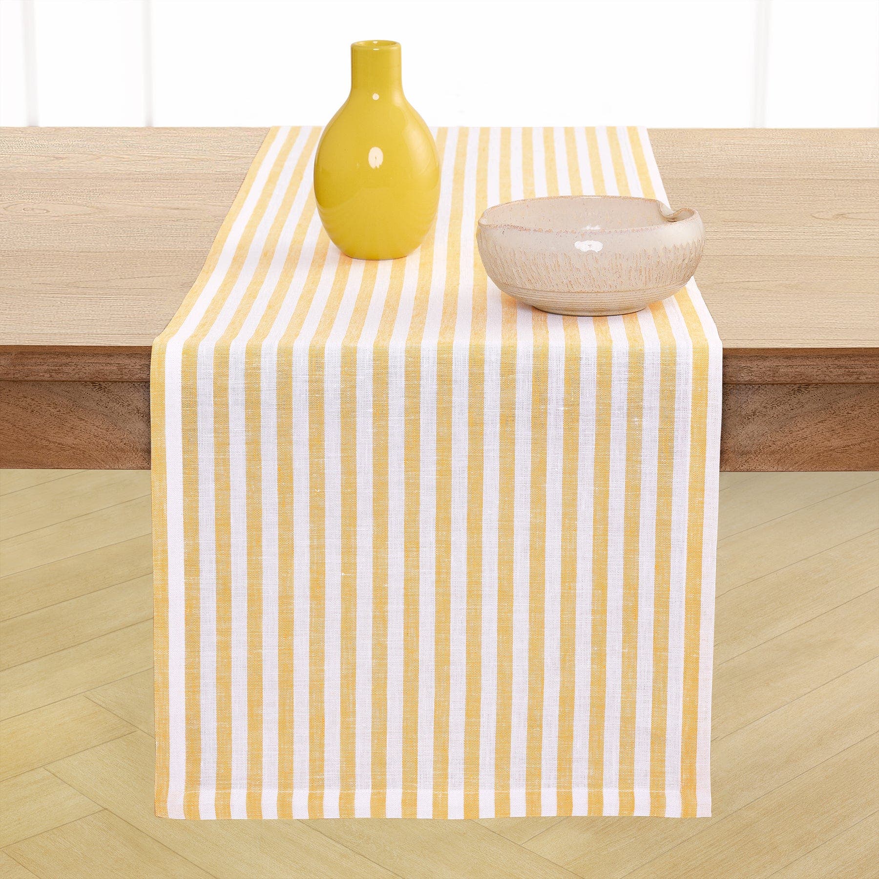 Mustard and White