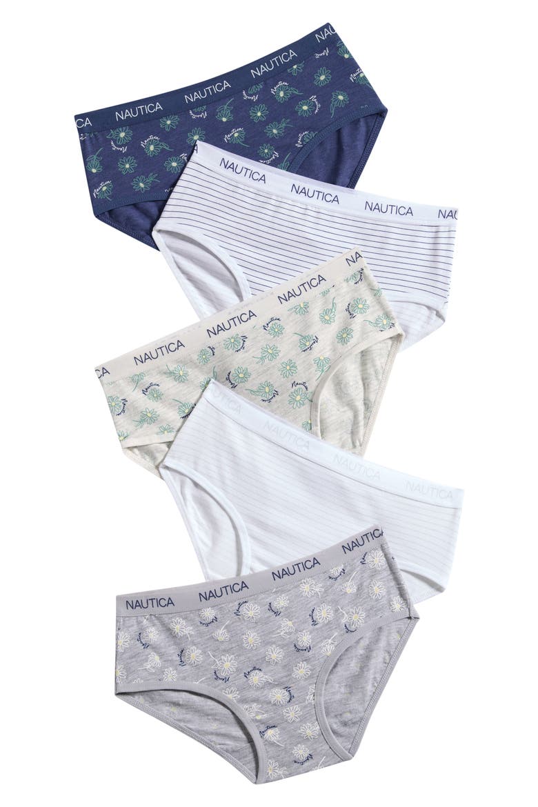 Kids' 5-Pack Assorted Briefs, Main, color, QUIET BLUE HEATHER/ FOREVER