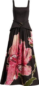 Acler Actonhill Floral Print Cocktail Dress