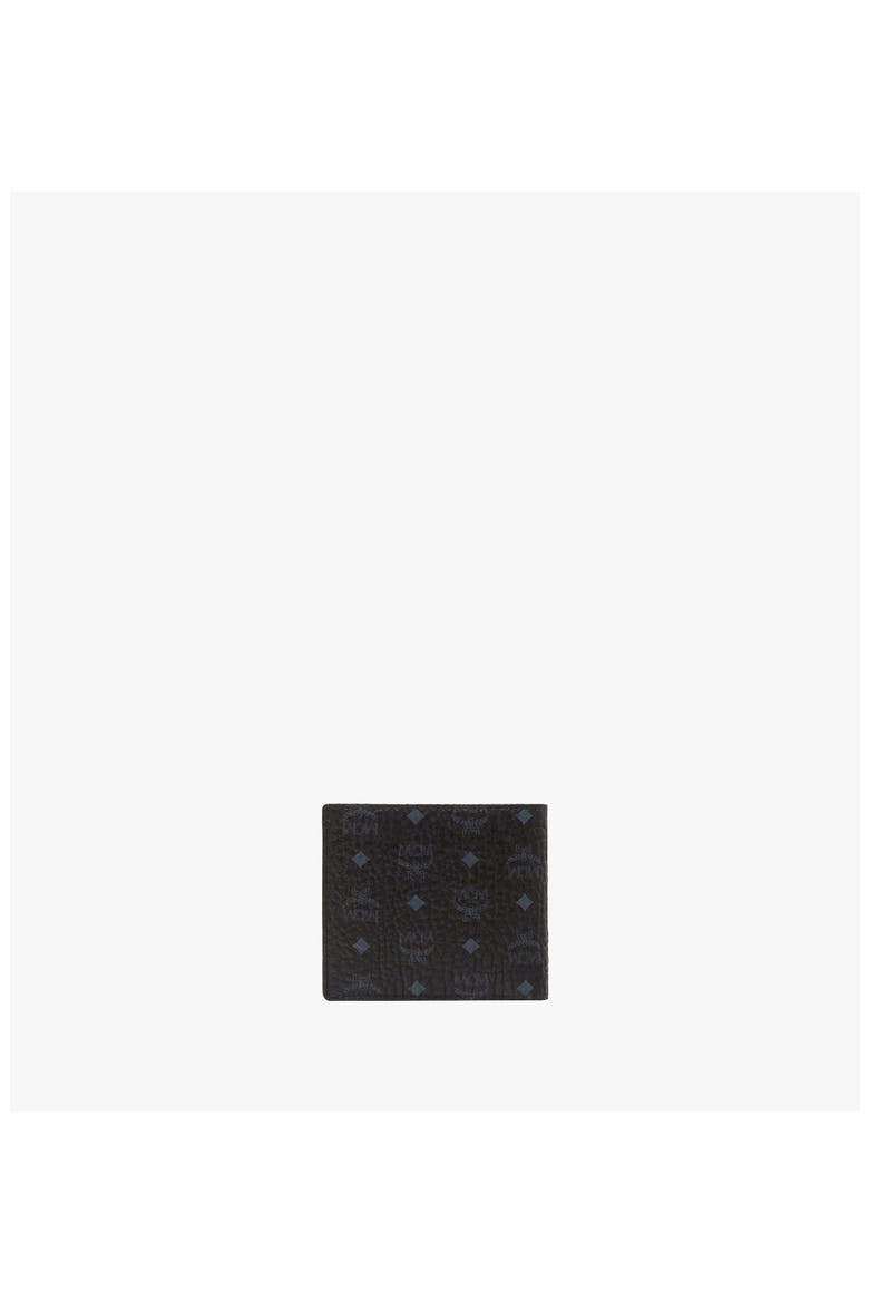 Bifold Wallet With Coin Pocket In Visetos Original, Alternate, color, Black