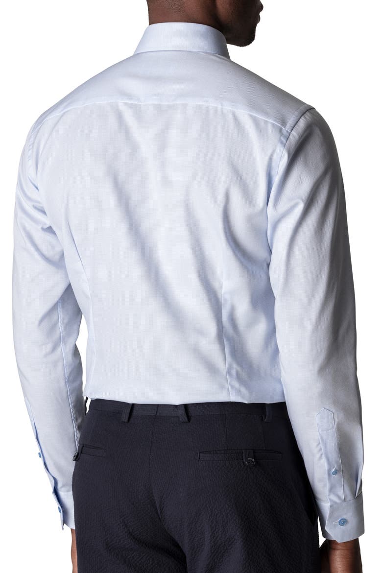 Slim Fit Textured Solid Shirt, Alternate, color, BLUE