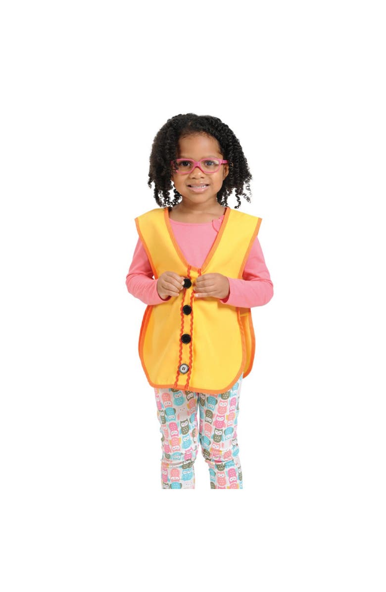 Kaplan Early Learning Company Dressing Vests - Set of 4, Alternate, color, Multicolored