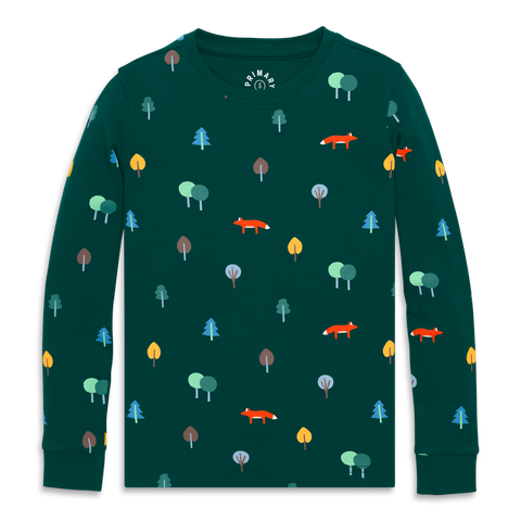 Kids Organic Long Sleeve Pj Top (Toddler, Little Kid, Big Kid)