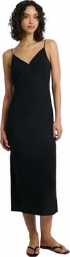 Onia Crinkle Slip Dress
