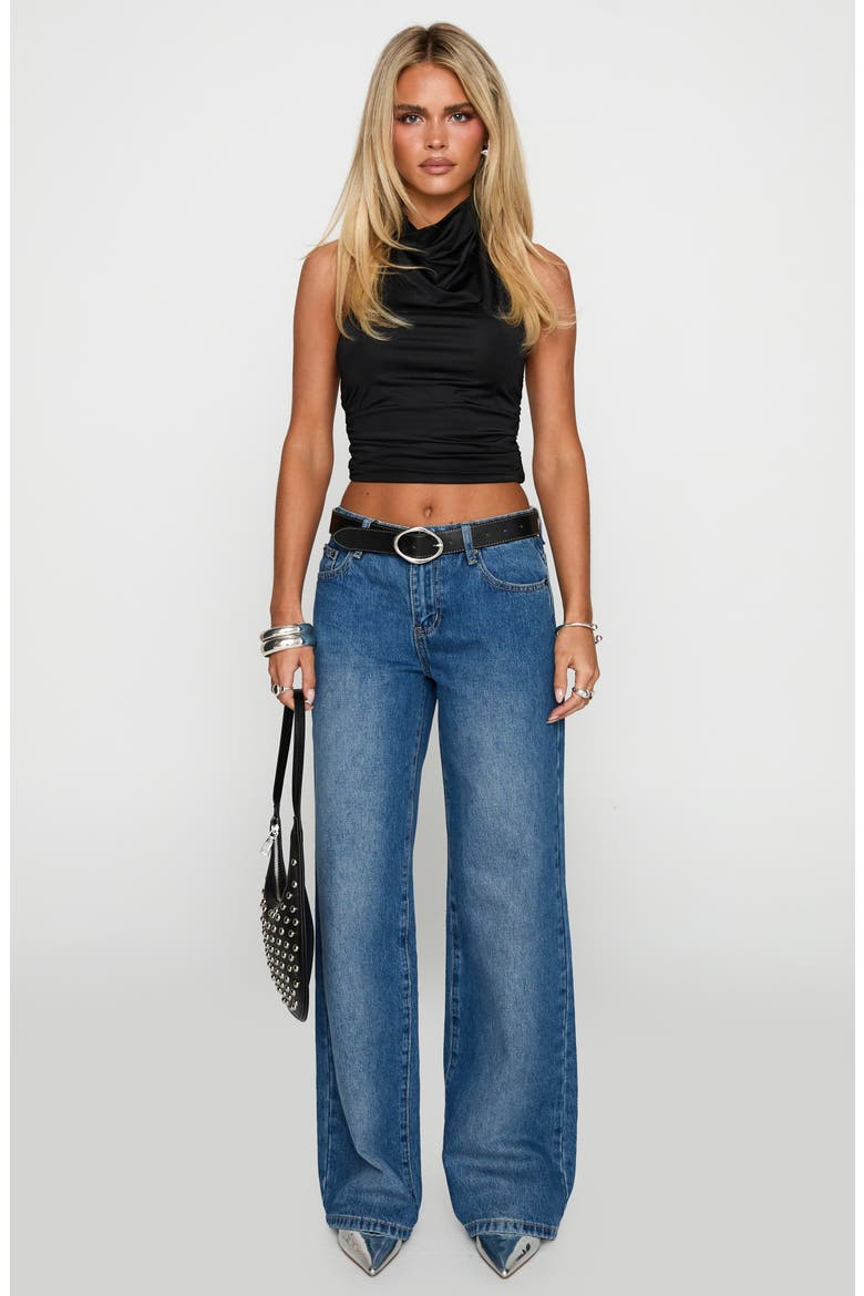 On Sunset Straight Leg Jeans, Alternate, color, DARK WASH