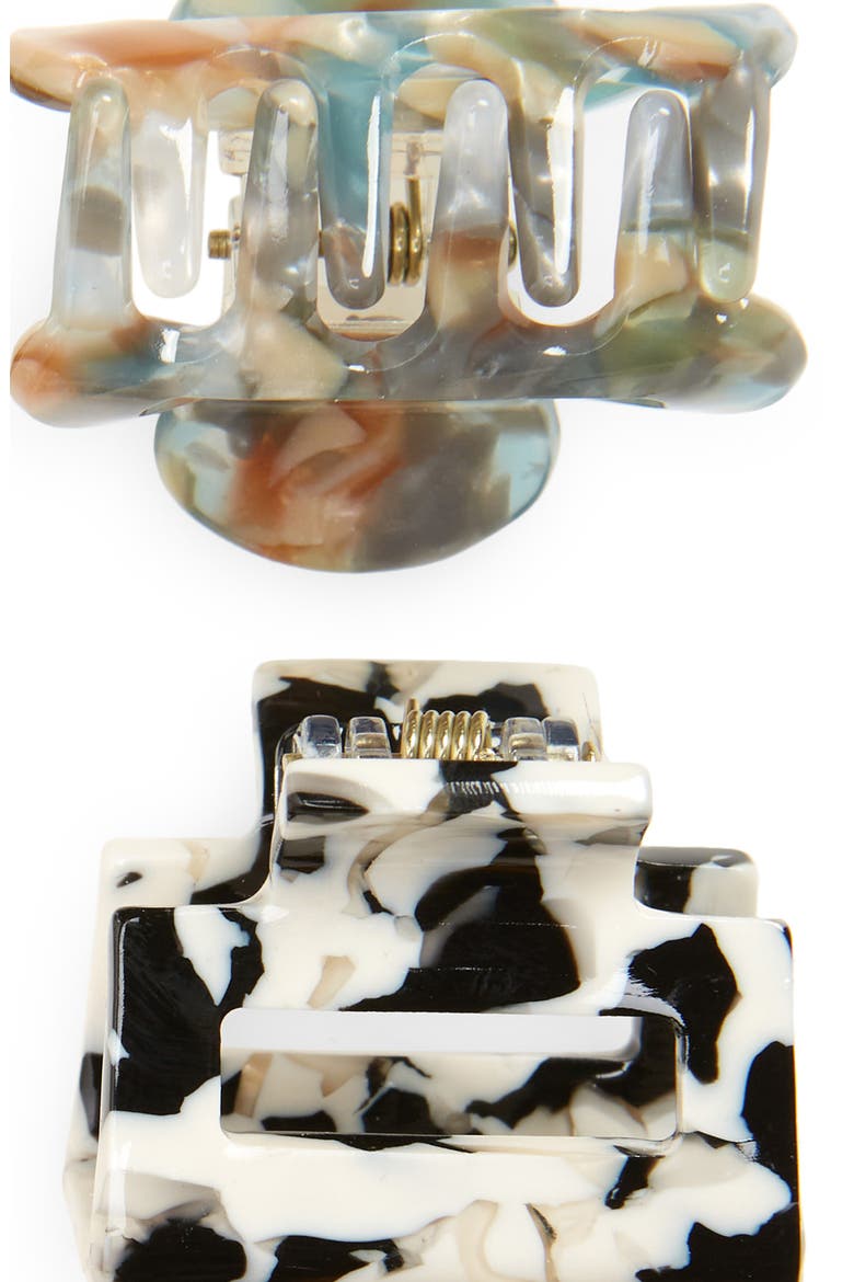 Assorted 6-Pack Jaw Hair Clips, Alternate, color, NEUTRALCOMBO