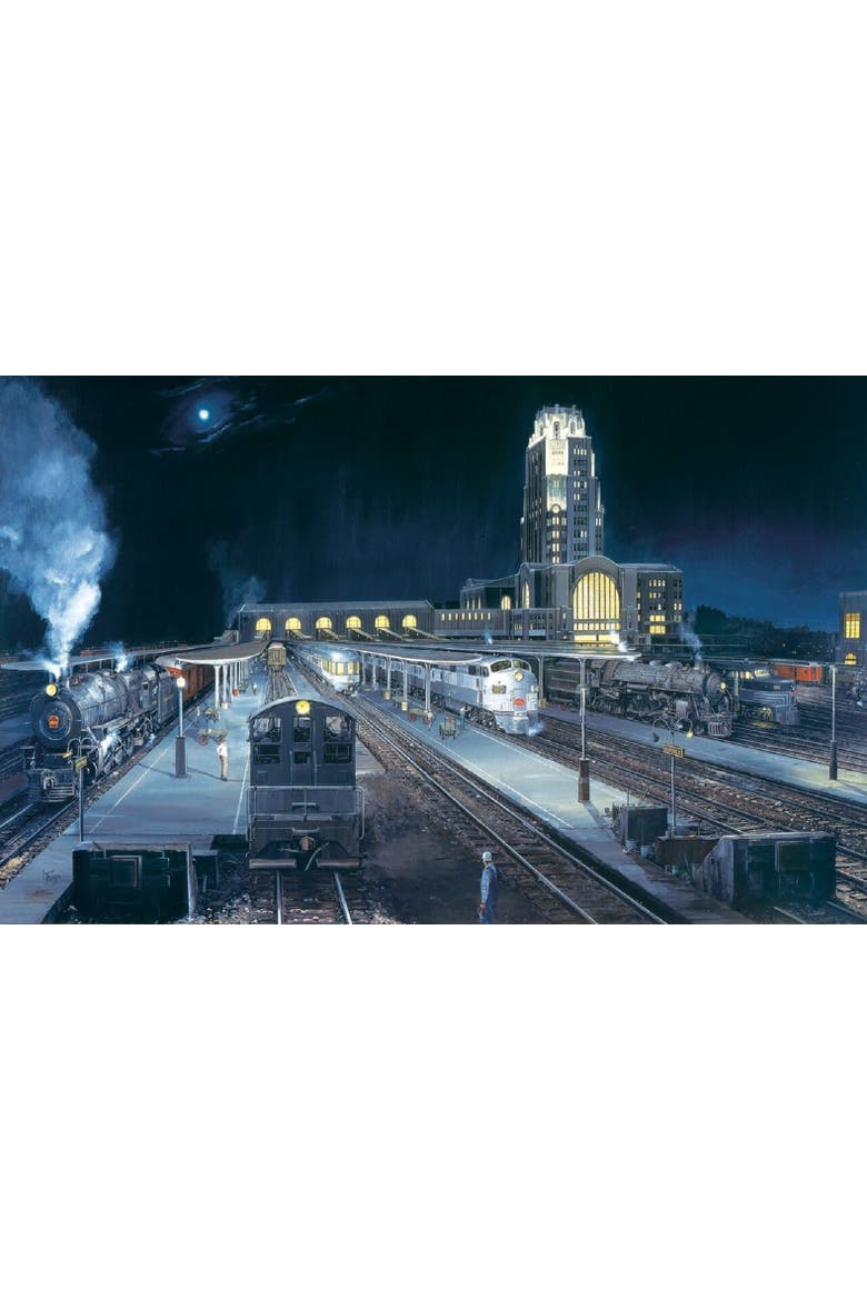 Midnight Buffalo 550 piece Jigsaw Puzzle for Adults, Alternate, color, Multicolor