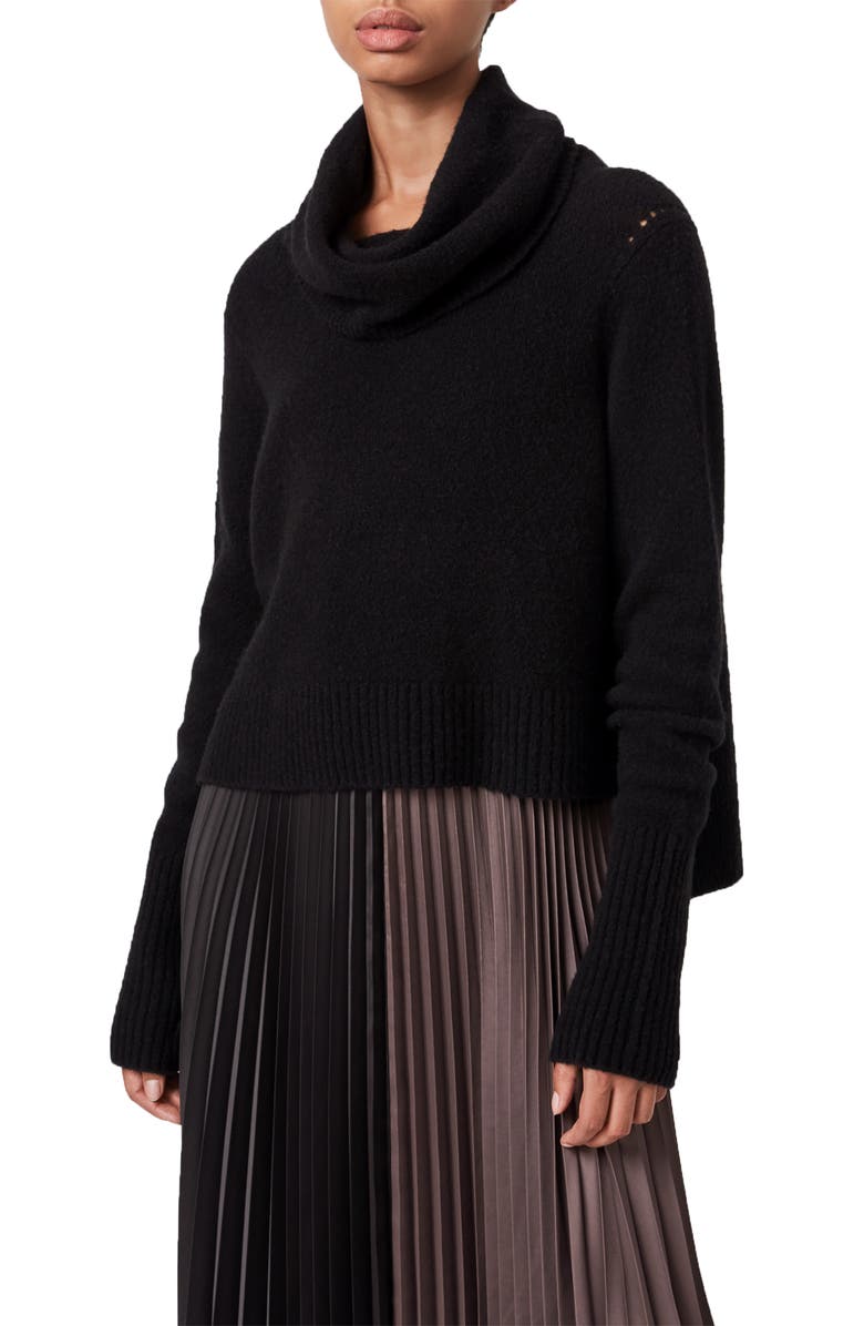 AllSaints Jessie Two-Piece Sweater & Dress, Alternate, color,
