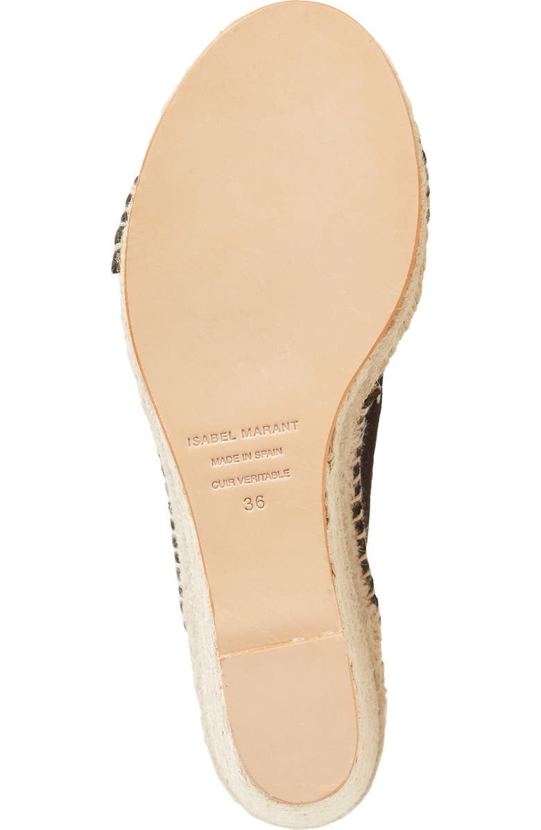 Isabel Marant Iriane Grommet Espadrille Wedge, Alternate, color,