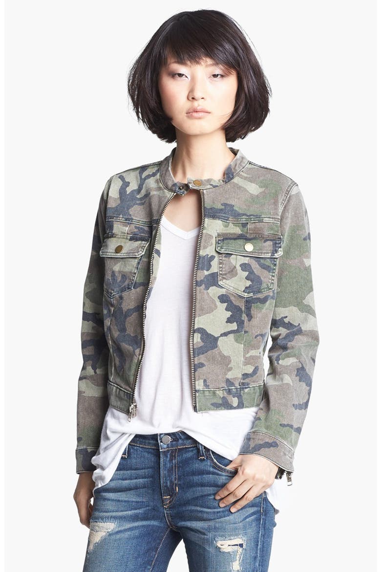 'Wesley' Camo Jacket, Main, color, OLIVE CAMO