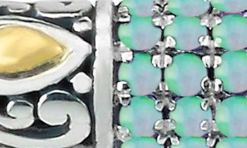Samuel B. 18k & Silver 0.54 Ct. Tw. Opal Necklace In Opal