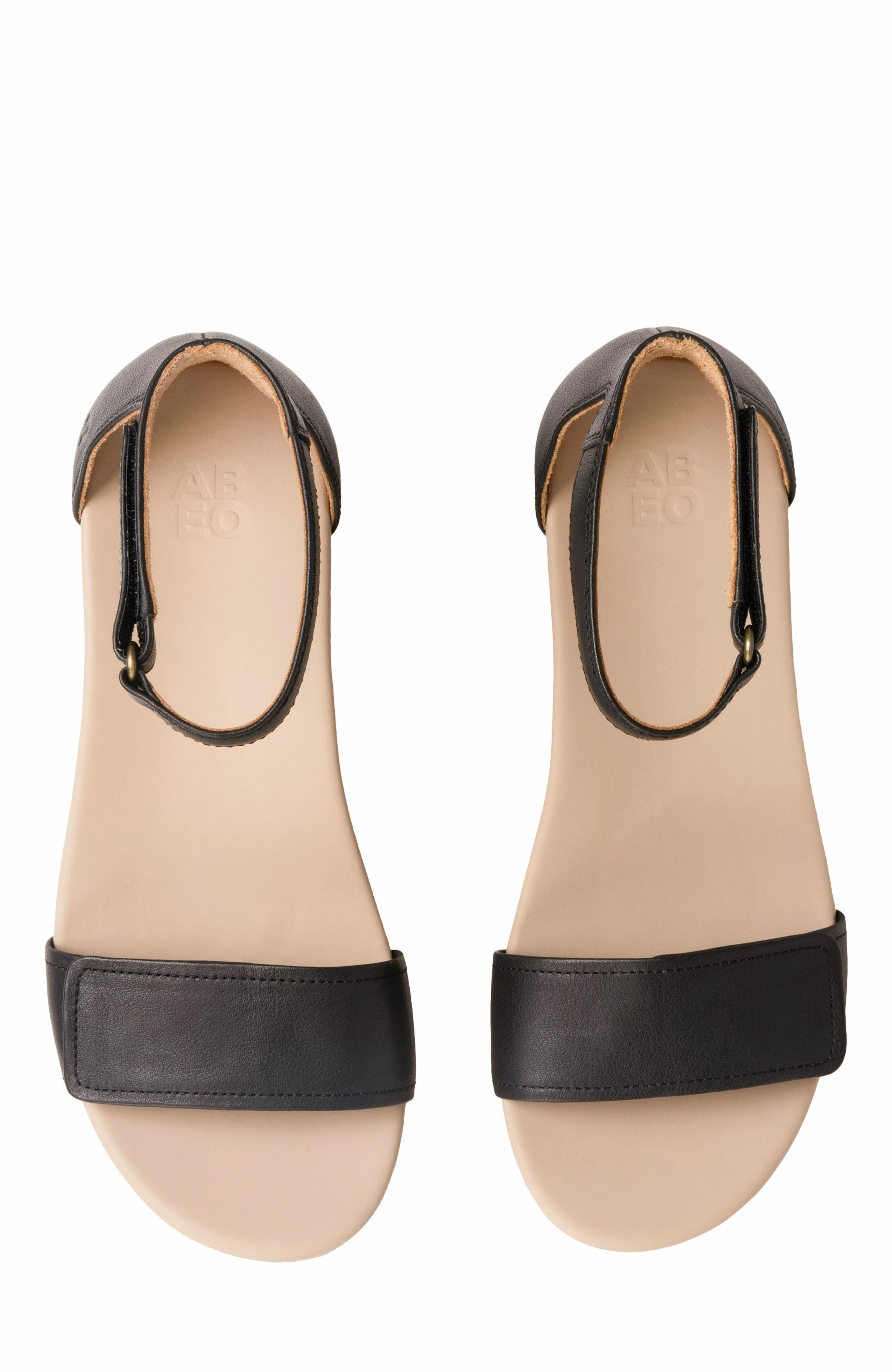 ABEO Riviera Ankle Sandal, Alternate, color, Black Suede - Metatarsal