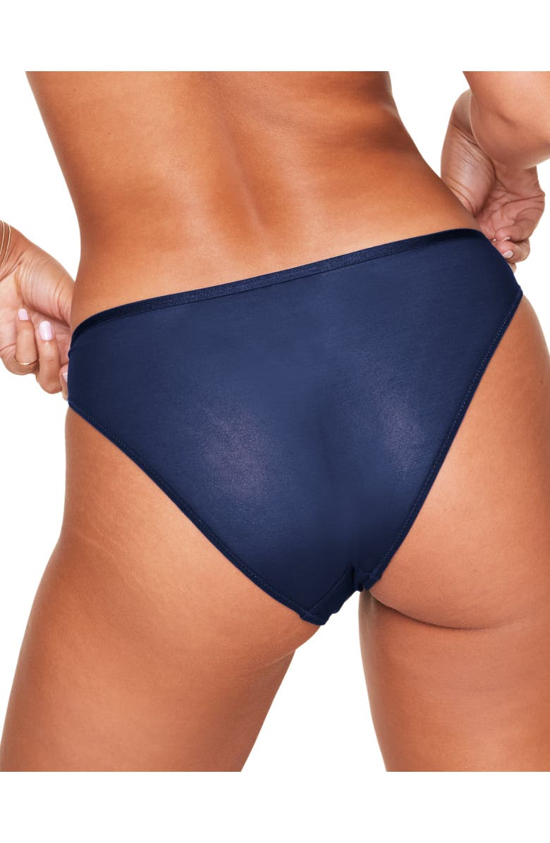 Adore Me Liliana Bikini Panties, Alternate, color, Dark Blue