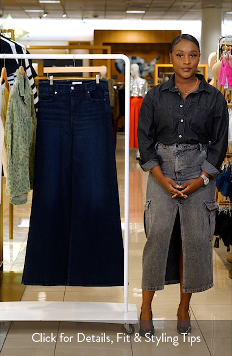 Le Palazzo High Waist Wide Leg Jeans, sales video thumbnail