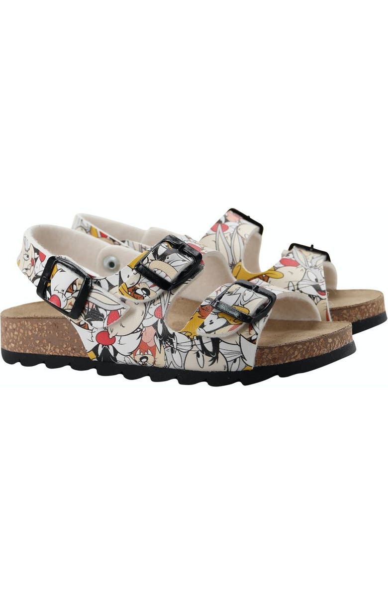 Master of Arts Looney Tunes Sandals, Main, color, White