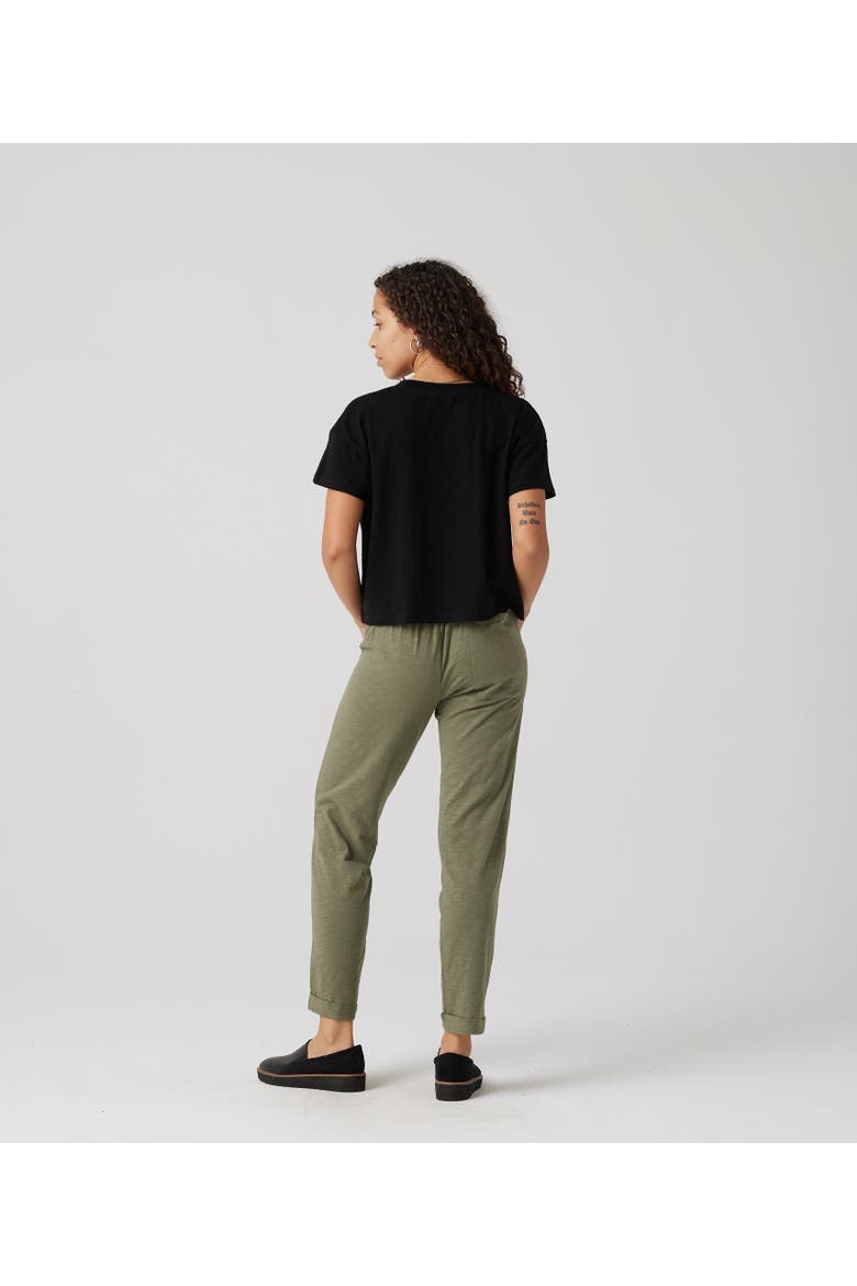Easy Crop Tee, Alternate, color, Black
