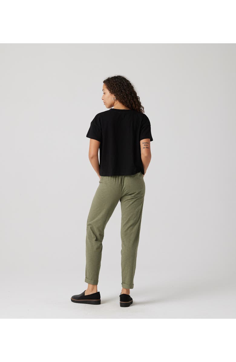 Known Supply Easy Crop Tee, Alternate, color, Black