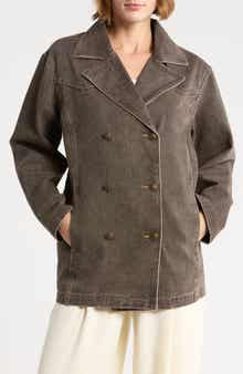 Sanne Denim Peacoat