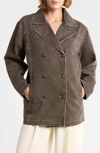 Sanne Denim Peacoat