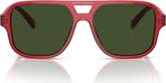 Dolce&Gabbana 50mm Pilot Sunglasses