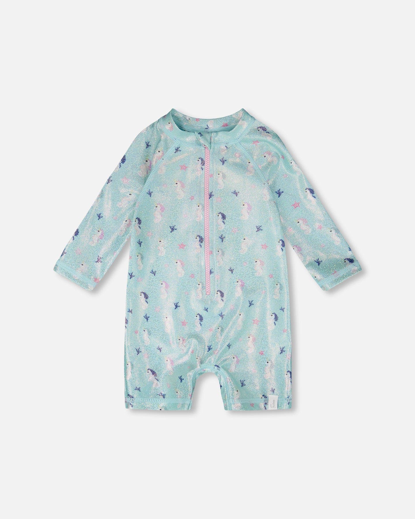 selected Blue Seahorse Print