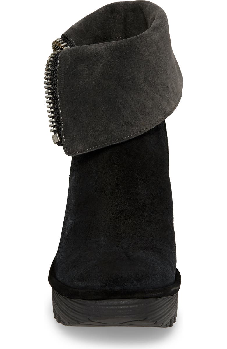 Fly London 'Yex' Platform Wedge Bootie, Alternate, color,