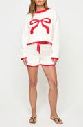 LSPACE Take a Bow Chenille Sweater
