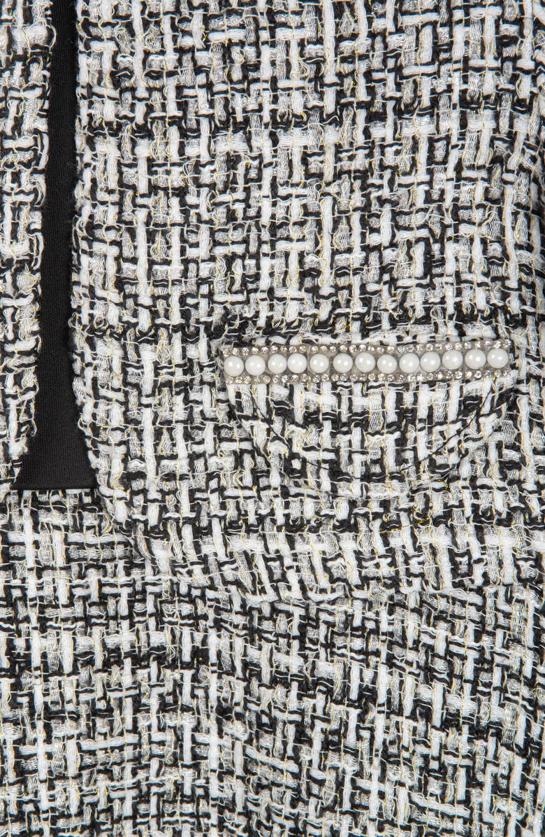 Rare Editions Kids' Bouclé Jacket & Twofer Dress, Alternate, color, Black