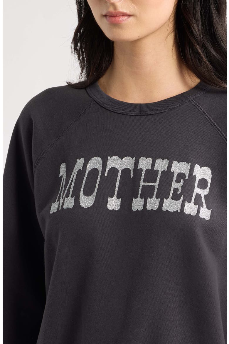 The Biggie Concert Cotton Graphic Sweatshirt, Alternate, color, MOTHER SILVER