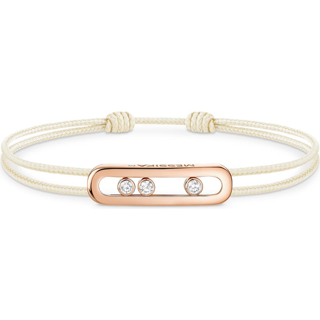 Messika Care Diamond Friendship Bracelet in Pink Gold  product