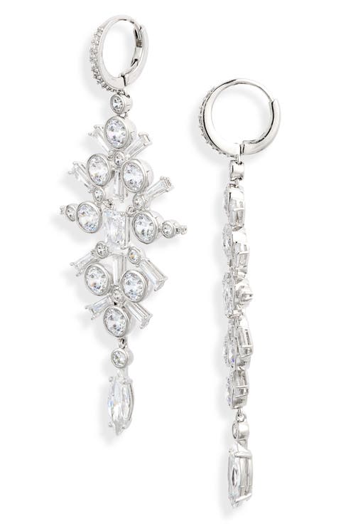 Under the Sea Cubic Zirconia Kite Leverback Earrings