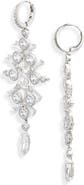 Nadri Under the Sea Cubic Zirconia Kite Leverback Earrings