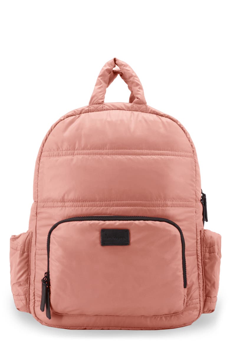 BK718 Diaper Backpack, Main, color, ROSE DAWN