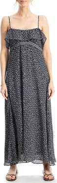 MAX STUDIO Ruffle Empire Waist Maxi Dress