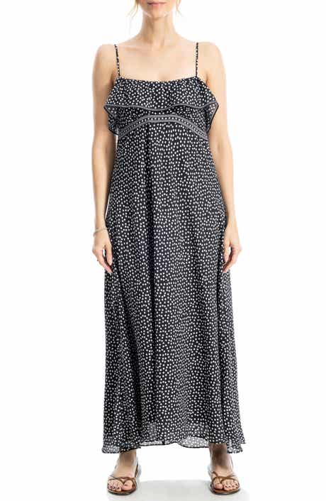 MAX STUDIO Ruffle Empire Waist Maxi Dress