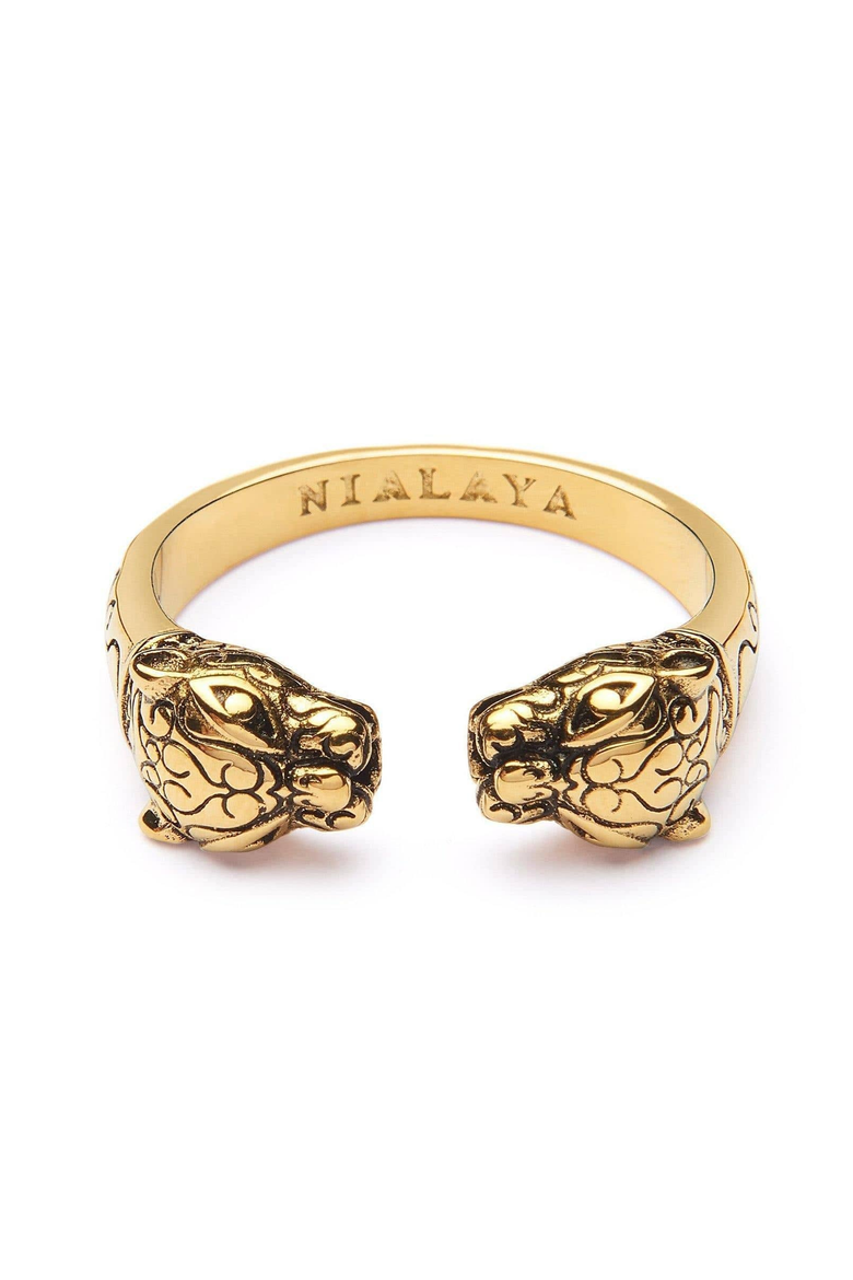 Gold Panther Ring, Main, color, Gold