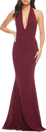 open lace back dress Amazon.com: Dress the Population womens Camden Sleeveless Halter Plunging  Long Stretch Gown Dress, Black, XX-Small US : Clothing, Shoes & Jewelry main image 0