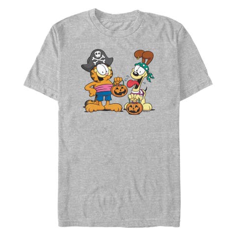 Men's Garfield Halloween Duo  Graphic T-Shirt