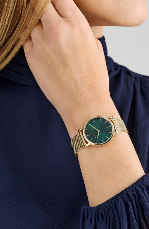 Ted Baker Classic Mesh Strap Watch, 32mm In Goldone