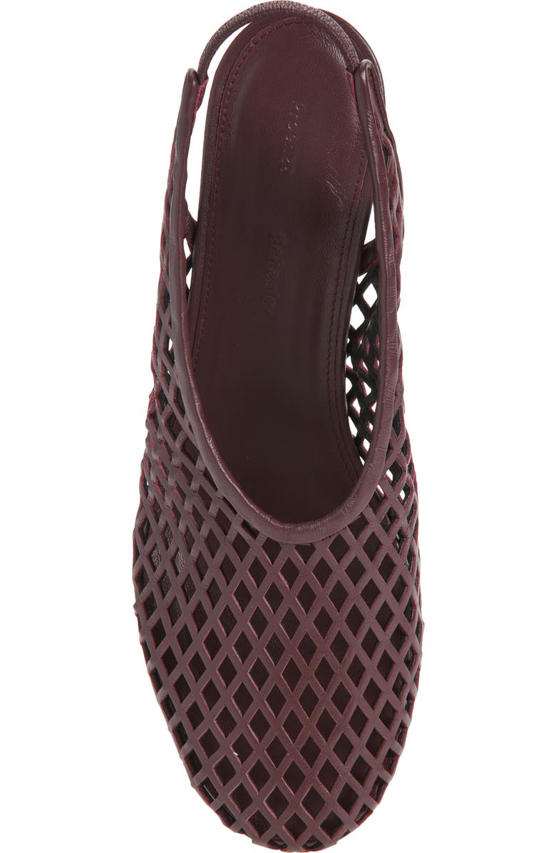 Proenza Schouler Tee Perforated Slingback Pump, Alternate, color, Burgundy