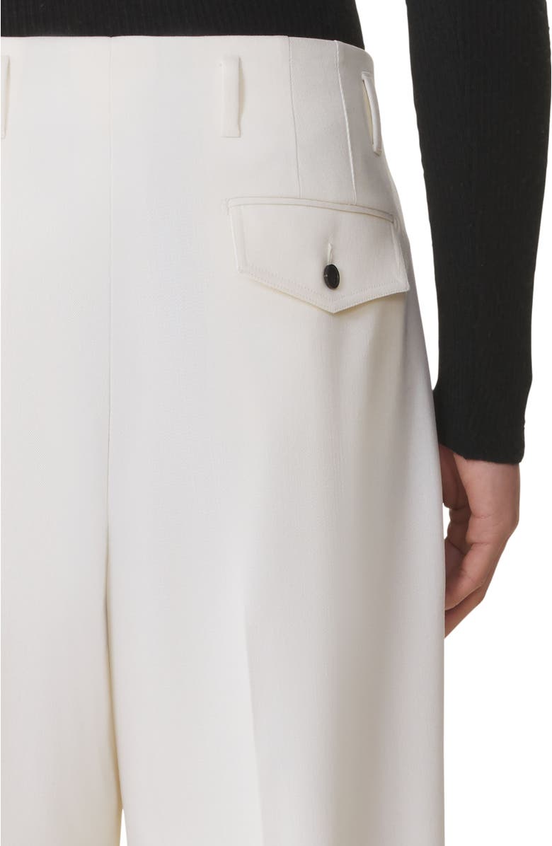 Lanvin Wide-Leg Wool Pants, Alternate, color, 