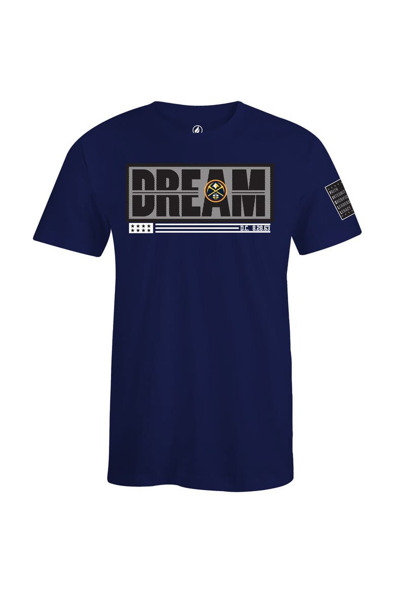 Unisex FISLL x Black History Collection  Blue Denver Nuggets T-Shirt, Alternate, color, Blue