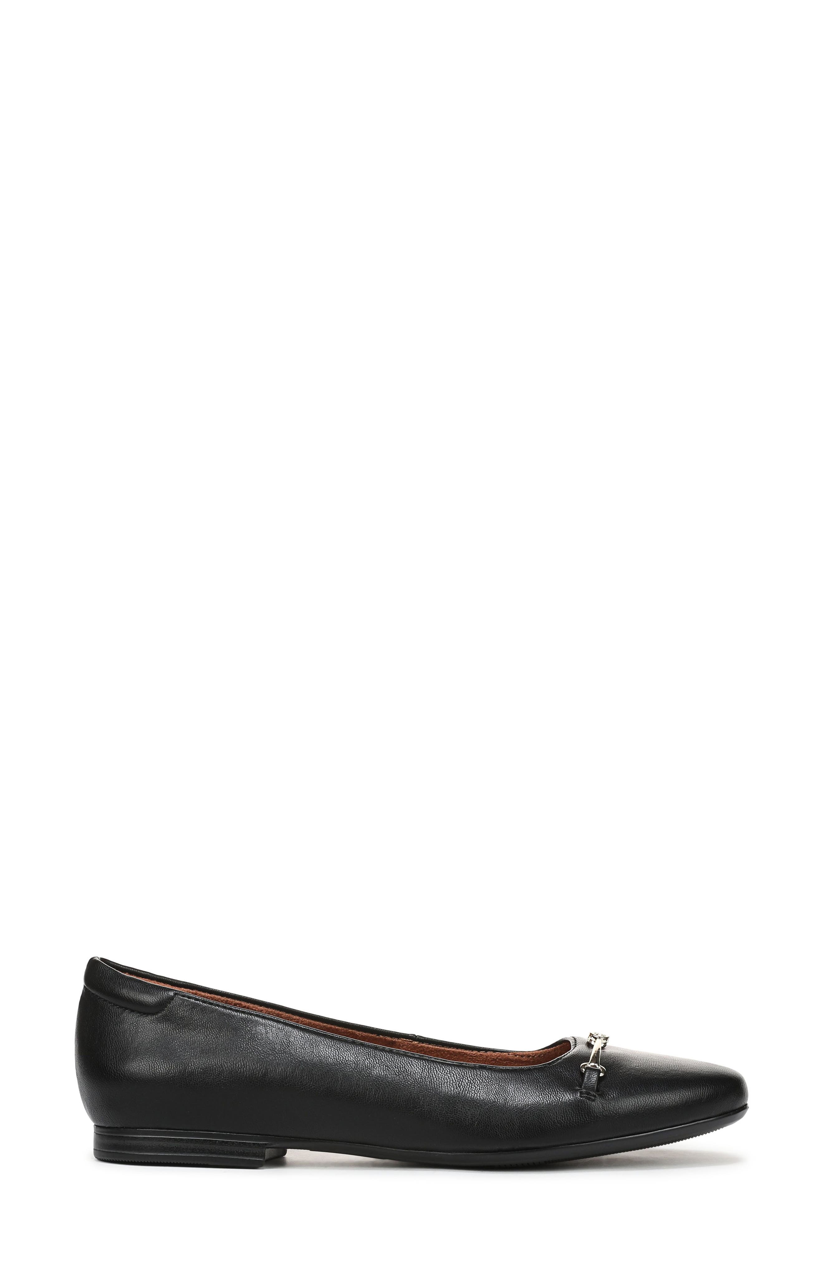 Kendall Flat, Alternate, color, BLACK FAUX LEATHER