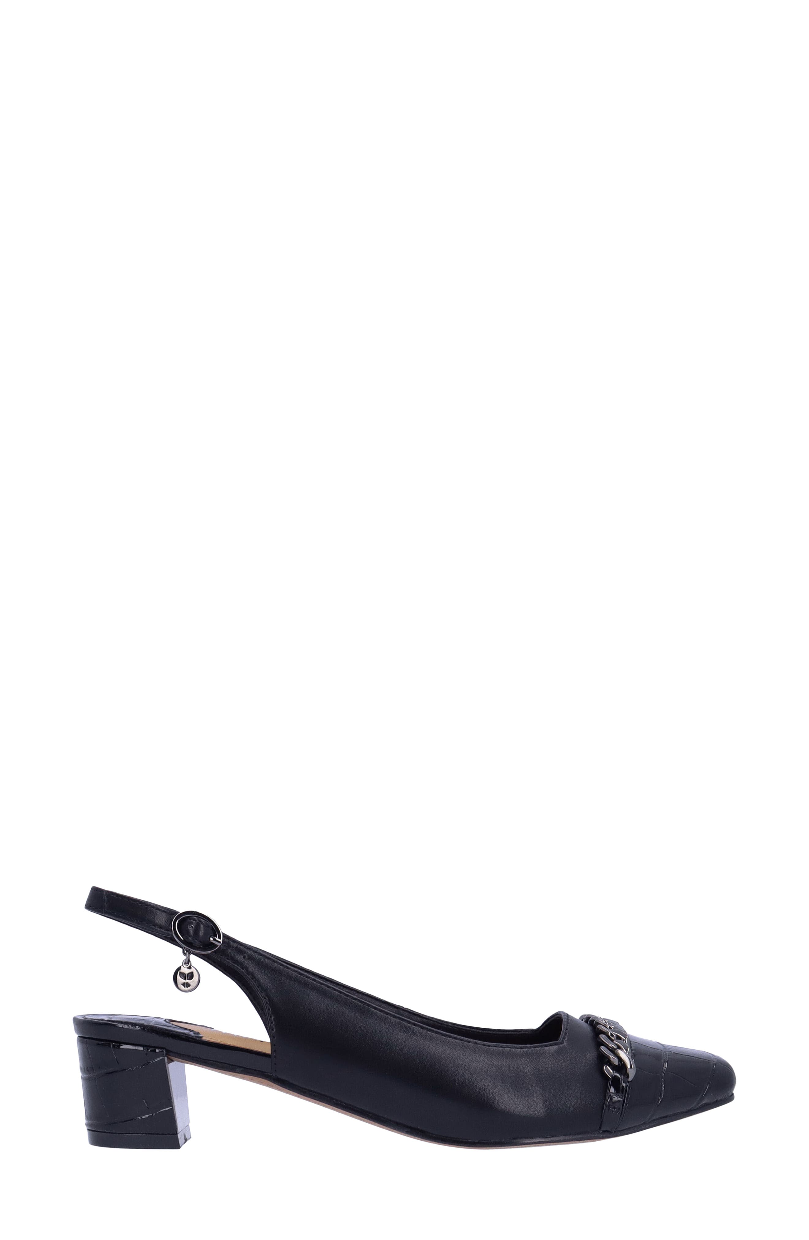 J. Reneé Bagley Slingback Pump, Alternate, color, Black