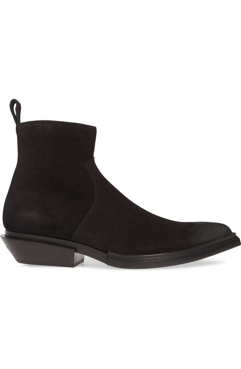 Balenciaga Santiag Zip Boot, Alternate, color,